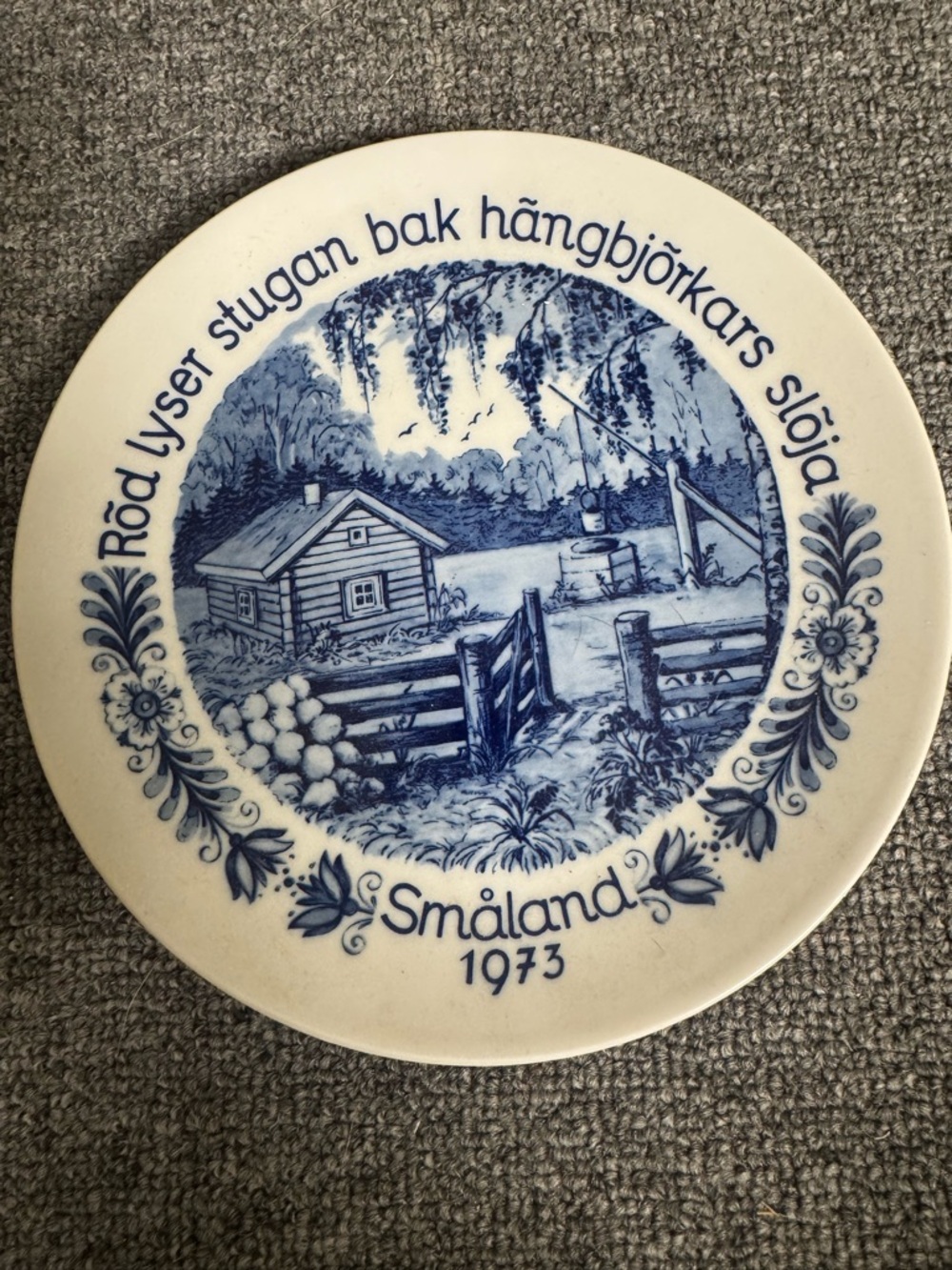 Seltmann Weiden Blue Decorative Wall Plate